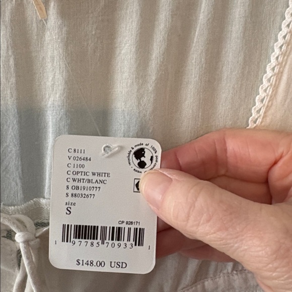 Free People white slip dress - Picture 3 of 6